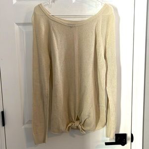 Women’s Splended lightweight sweater Cream Size L